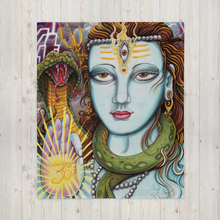 Load image into Gallery viewer, Shiva Soft Throw Blanket By Spy Artvictim