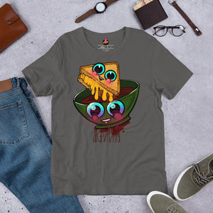 Grilled Cheese And Tomato Soup Unisex t-shirt By Spy Artvictim