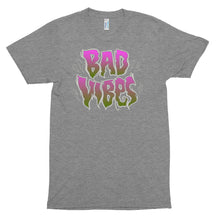 Load image into Gallery viewer, Bad Vibes Unisex Tri-Blend Track Shirt  by Spy ArtVictim