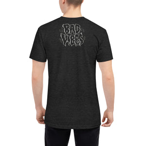 Bad Vibes Unisex Tri-Blend Track Shirt  by Spy ArtVictim