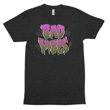 Load image into Gallery viewer, Bad Vibes Unisex Tri-Blend Track Shirt  by Spy ArtVictim