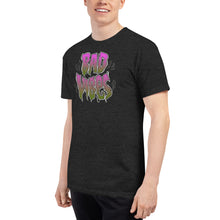 Load image into Gallery viewer, Bad Vibes Unisex Tri-Blend Track Shirt  by Spy ArtVictim