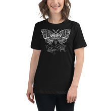 Load image into Gallery viewer, Delzura Moth Design Love-kill edit Women&#39;s Relaxed T-Shirt by Spy Artvictim