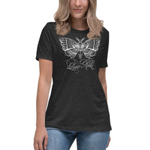 Load image into Gallery viewer, Delzura Moth Design Love-kill edit Women&#39;s Relaxed T-Shirt by Spy Artvictim