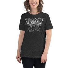 Load image into Gallery viewer, Delzura Moth Design Love-kill edit Women&#39;s Relaxed T-Shirt by Spy Artvictim