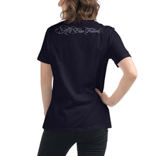 Load image into Gallery viewer, Delzura Moth Design Love-kill edit Women&#39;s Relaxed T-Shirt by Spy Artvictim