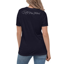 Load image into Gallery viewer, Delzura Moth Design Love-kill edit Women&#39;s Relaxed T-Shirt by Spy Artvictim