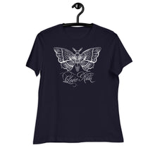 Load image into Gallery viewer, Delzura Moth Design Love-kill edit Women&#39;s Relaxed T-Shirt by Spy Artvictim