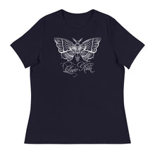 Load image into Gallery viewer, Delzura Moth Design Love-kill edit Women&#39;s Relaxed T-Shirt by Spy Artvictim