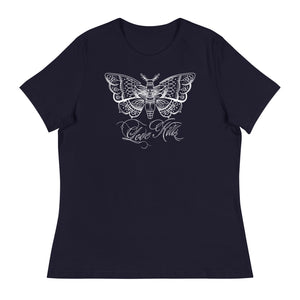 Delzura Moth Design Love-kill edit Women's Relaxed T-Shirt by Spy Artvictim